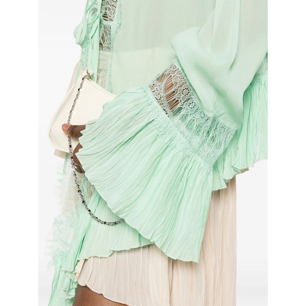 Blumarine Green Tops - Blouses Women BLUMARINE