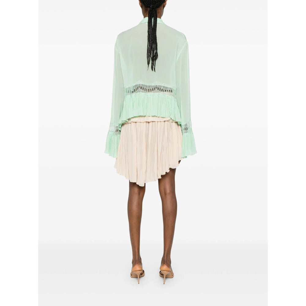 Blumarine Green Tops - Blouses Women BLUMARINE