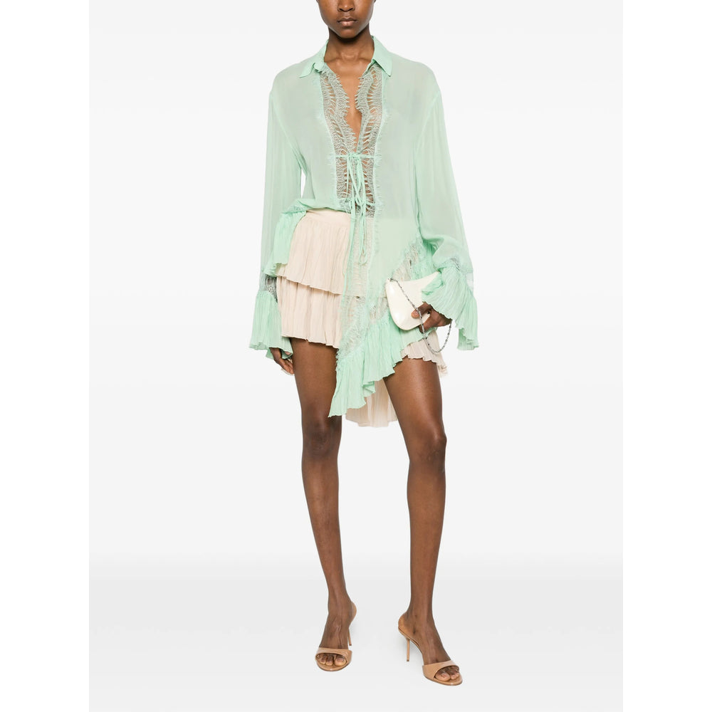 Blumarine Neutrals Skirts - Asymmetric & Draped Skirts Women BLUMARINE