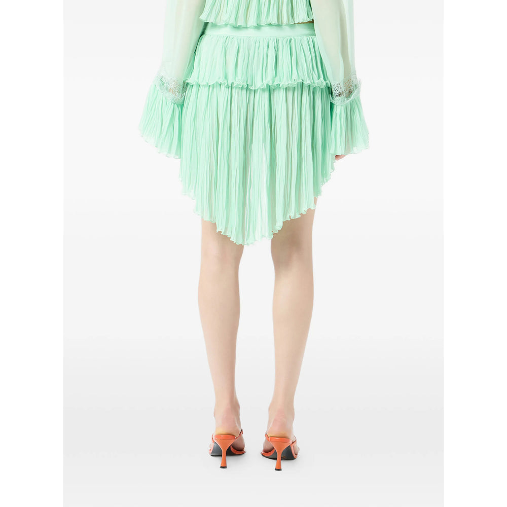 Blumarine Green Skirts - Pleated Skirts Women BLUMARINE