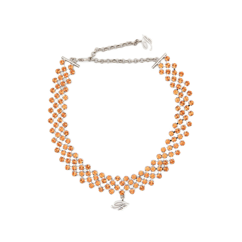 Blumarine Silver Necklaces Women BLUMARINE