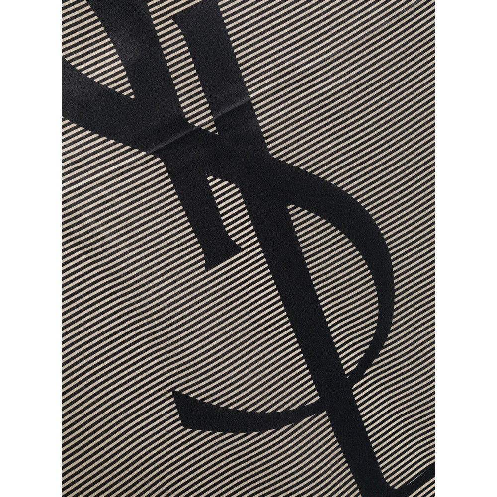 Saint Laurent Blue Scarves Men SAINT LAURENT