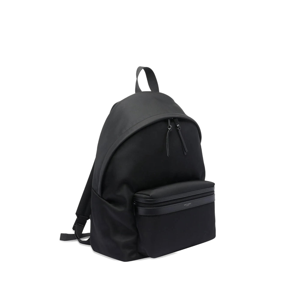 Saint Laurent Black Backpacks Men SAINT LAURENT
