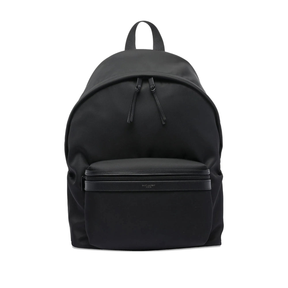 Saint Laurent Black Backpacks Men SAINT LAURENT