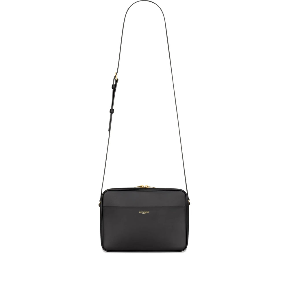 Saint Laurent Black Shoulder Bags Men SAINT LAURENT