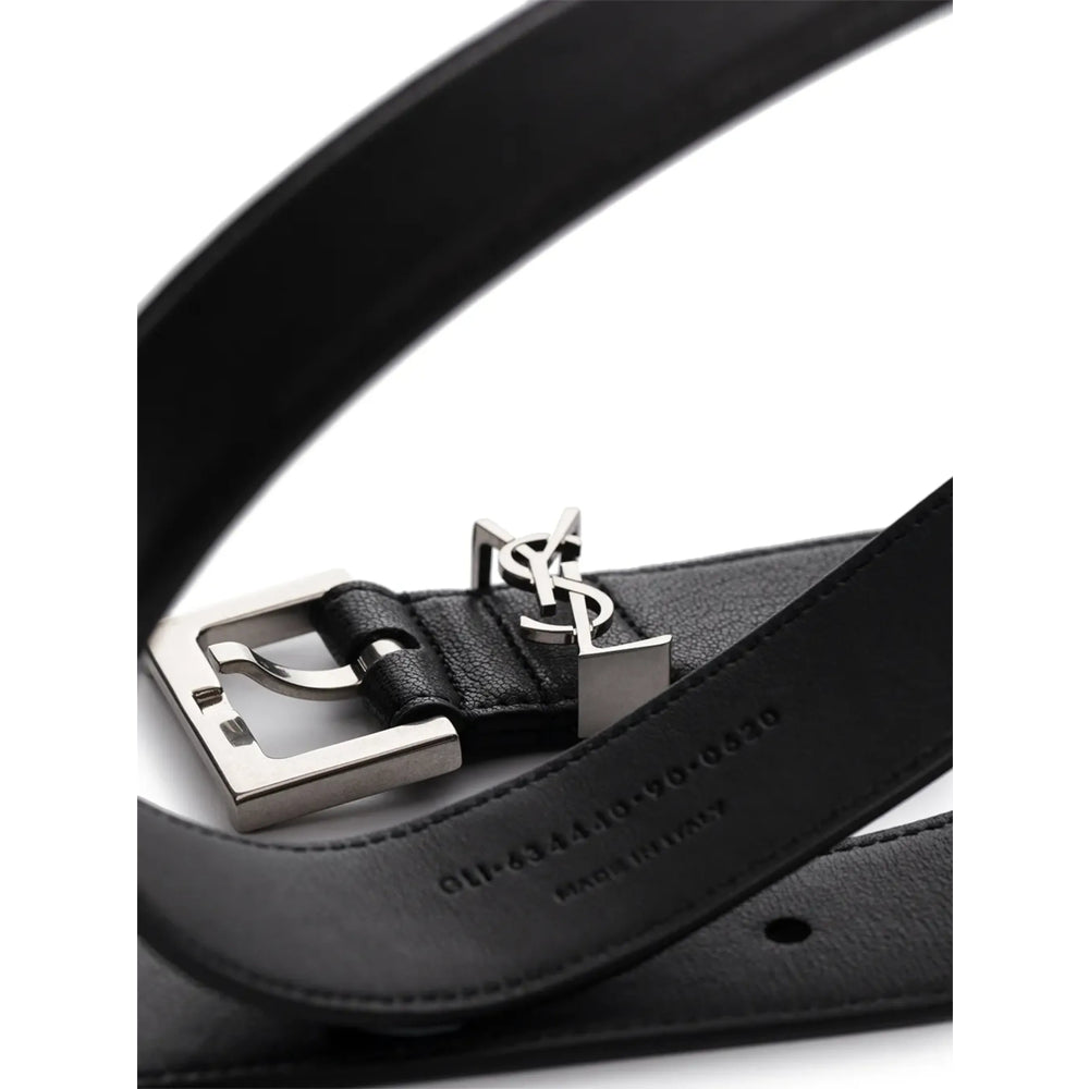 Saint Laurent Black Belts Men SAINT LAURENT