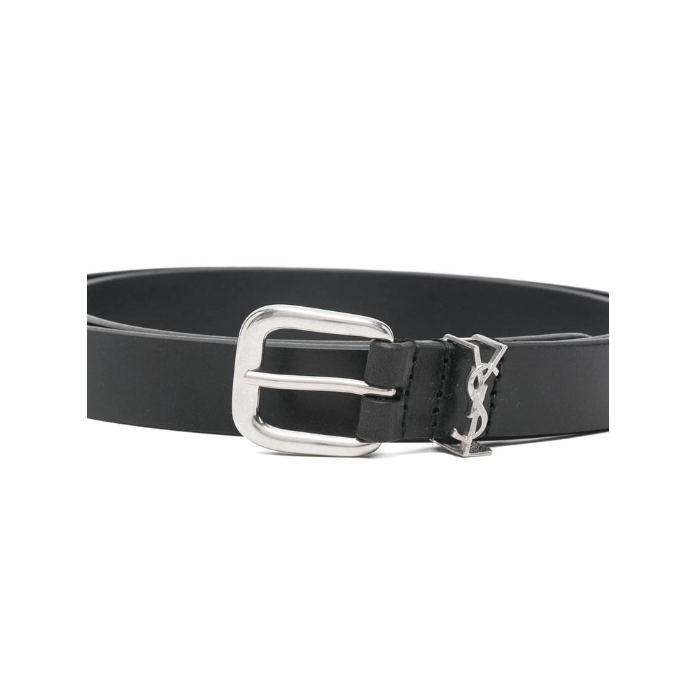 Saint Laurent Black Belts Men SAINT LAURENT