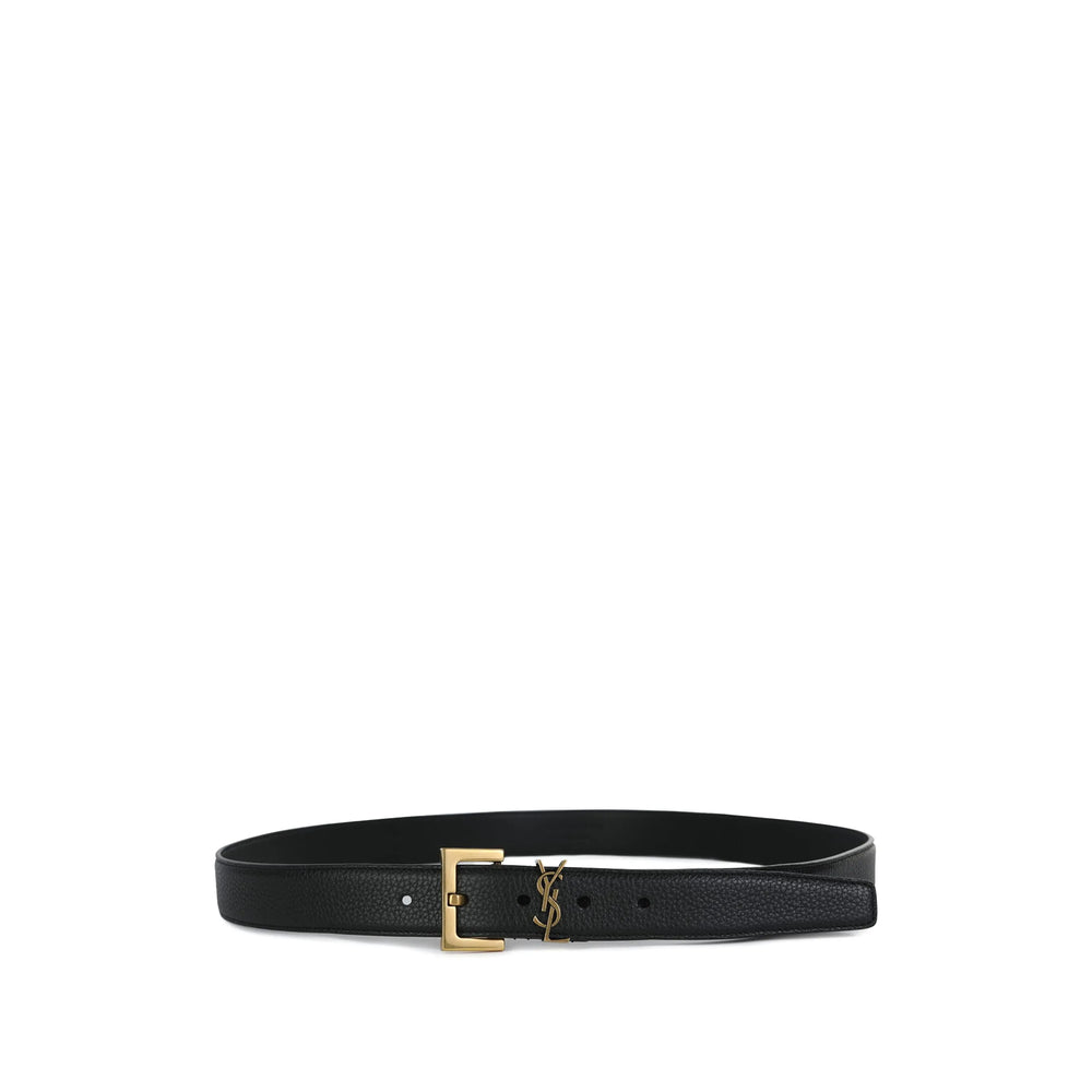 Saint Laurent Black Belts Men SAINT LAURENT