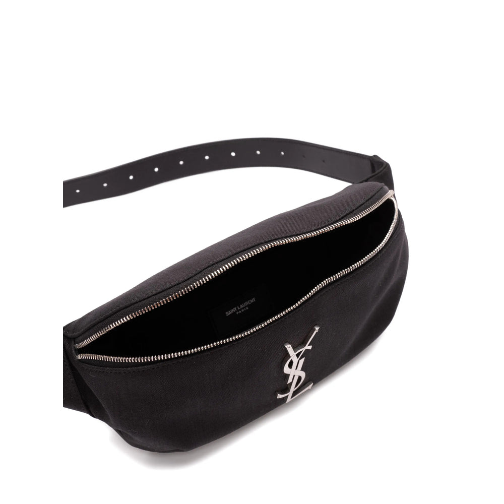 Saint Laurent Black Belt Bags Men SAINT LAURENT