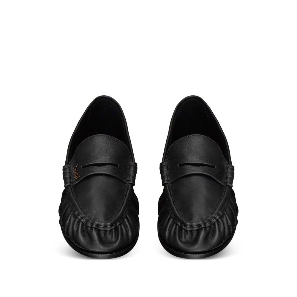 Saint Laurent Black Loafers Men SAINT LAURENT