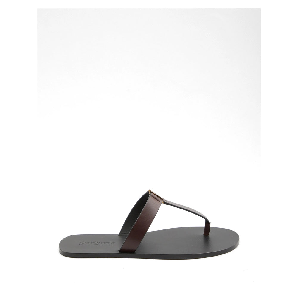 Saint Laurent Brown Sandals Men SAINT LAURENT