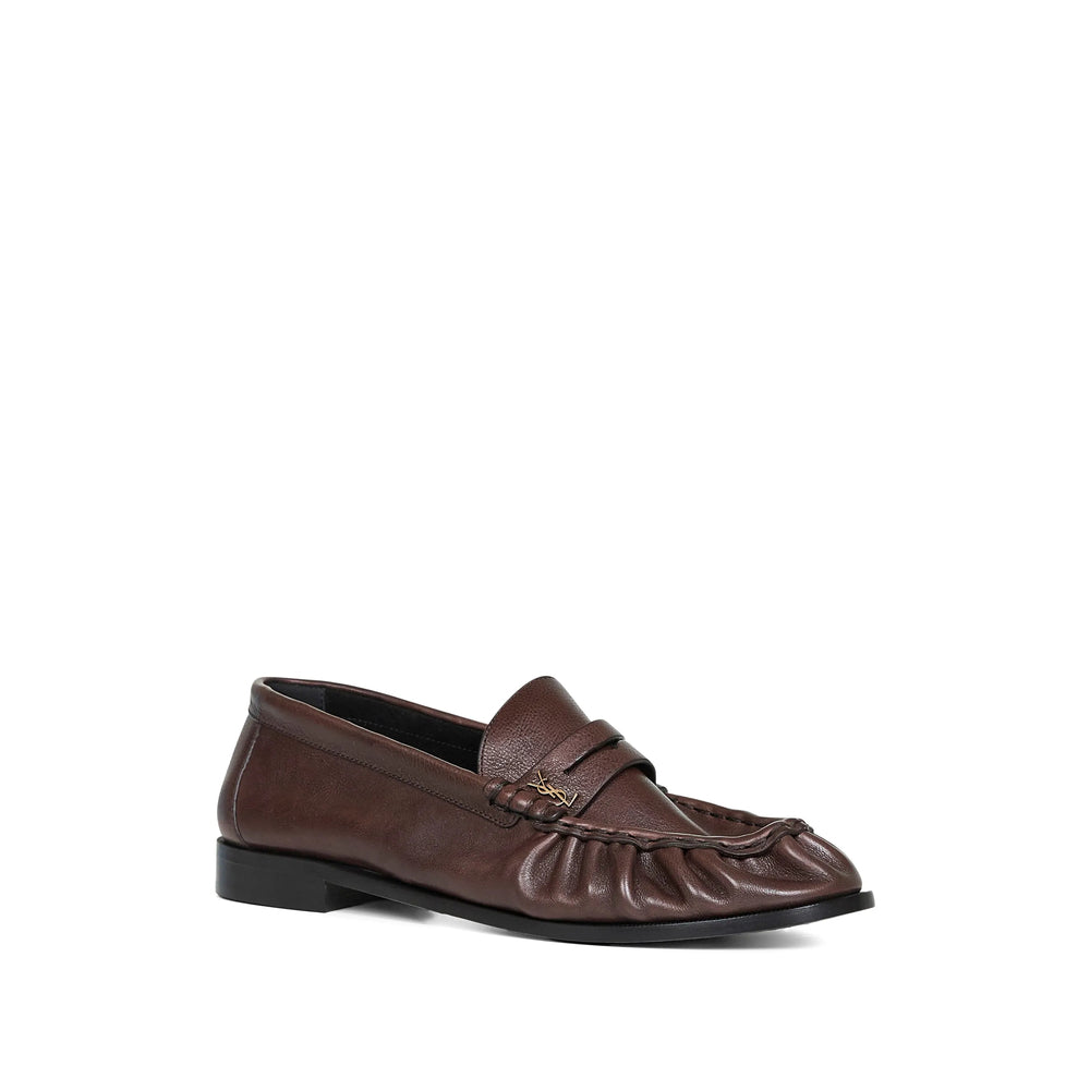 Saint Laurent Brown Loafers Men SAINT LAURENT