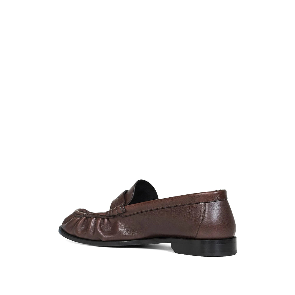 Saint Laurent Brown Loafers Men SAINT LAURENT