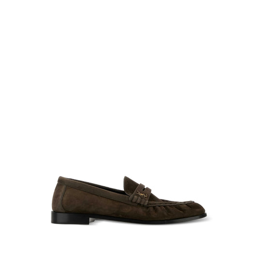 Saint Laurent Brown Loafers Men SAINT LAURENT
