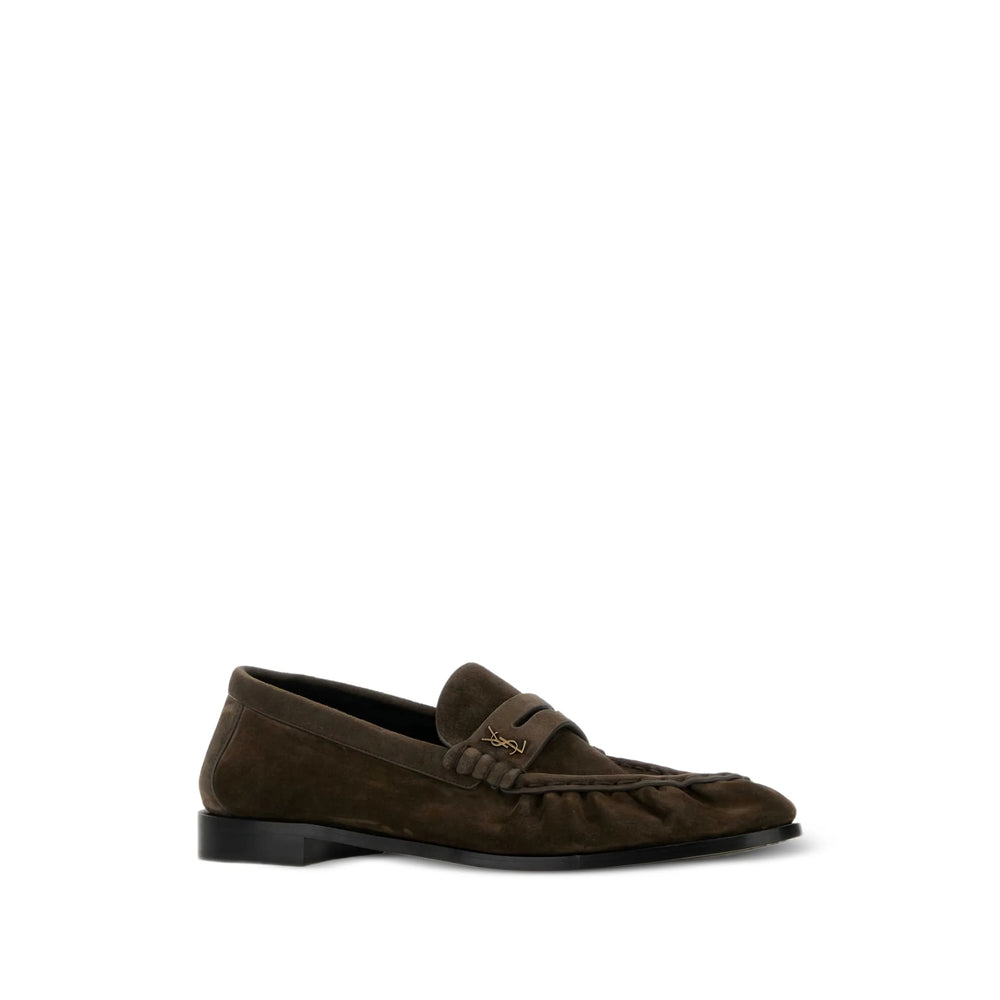 Saint Laurent Brown Loafers Men SAINT LAURENT