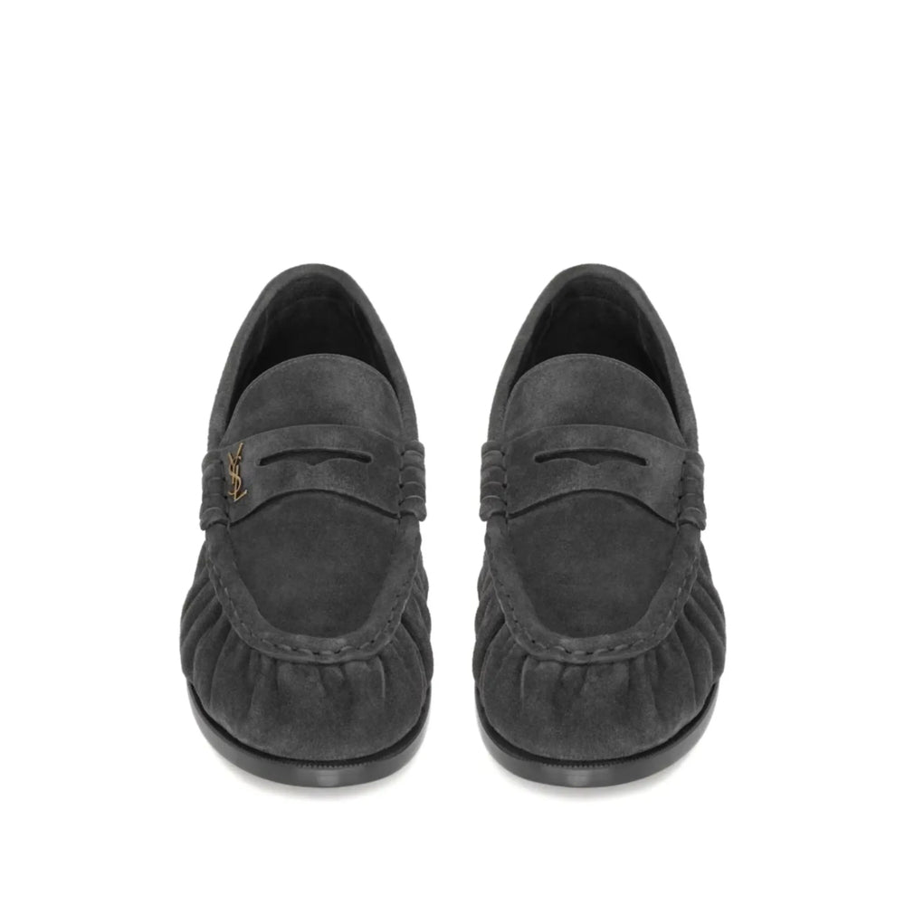 Saint Laurent Brown Loafers Men SAINT LAURENT