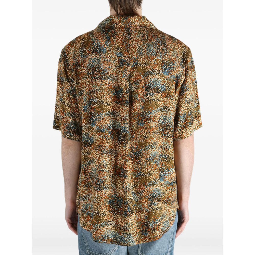 Saint Laurent Brown Shirts Men SAINT LAURENT