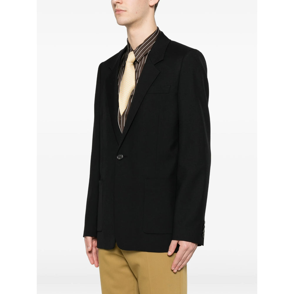 Saint Laurent Black Jackets - Blazers Men SAINT LAURENT