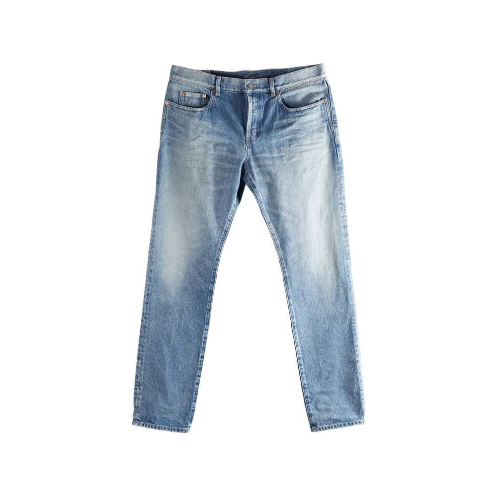 Saint Laurent Blue Trousers - Regular & Straight-Leg Trousers Men SAINT LAURENT