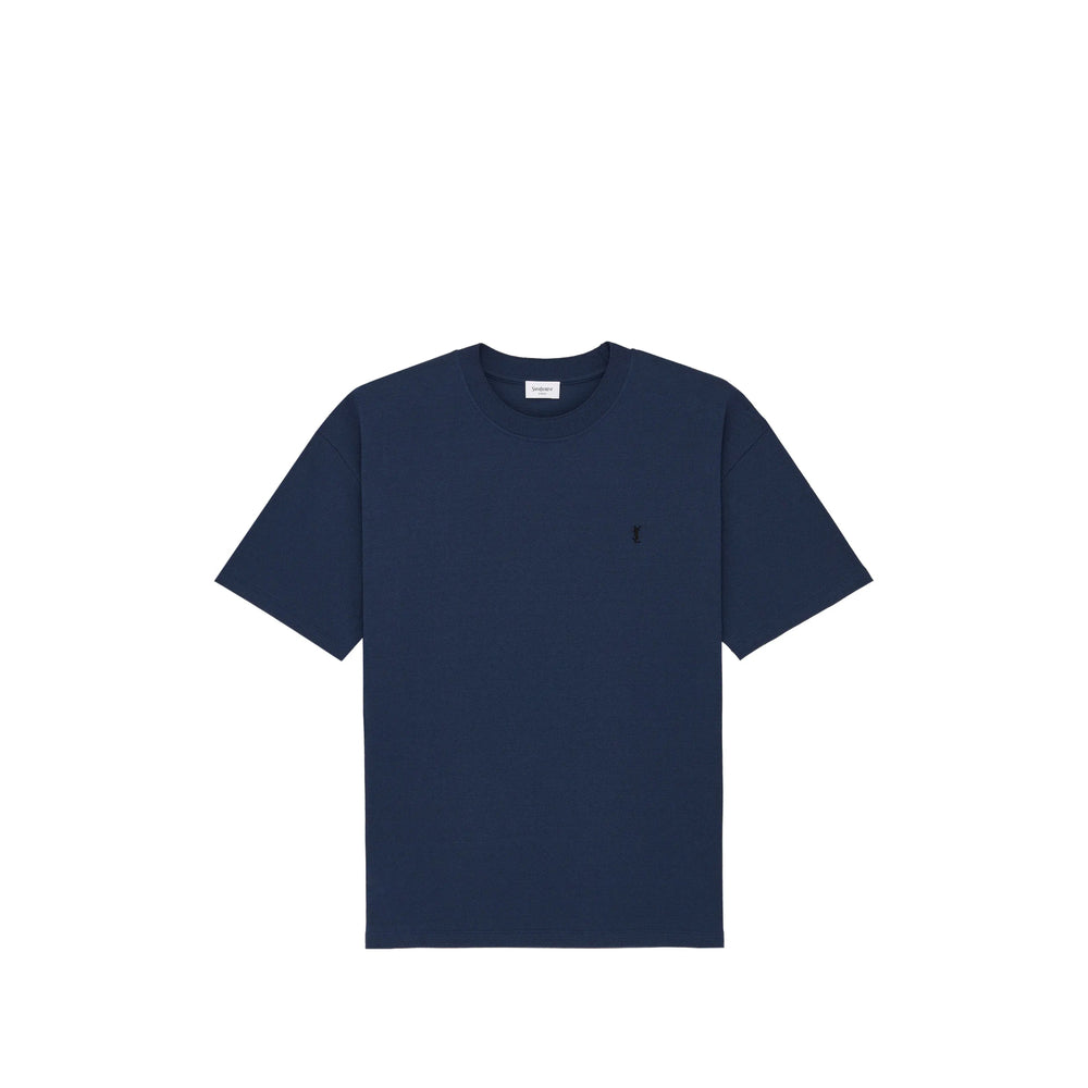 Saint Laurent Blue T-Shirts & Vests - T-Shirts Men SAINT LAURENT