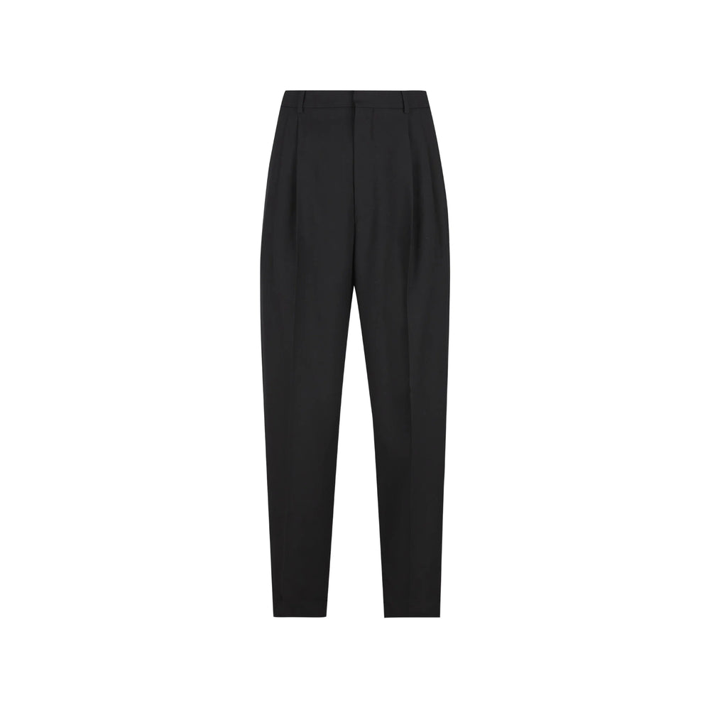 Saint Laurent Black Trousers - Tailored Trousers Men SAINT LAURENT
