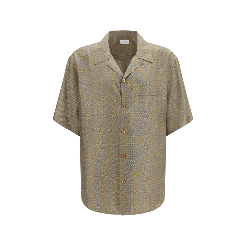 Saint Laurent Green Shirts Men SAINT LAURENT