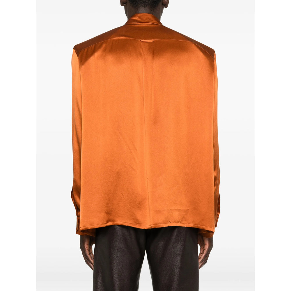 Saint Laurent Orange Shirts Men SAINT LAURENT