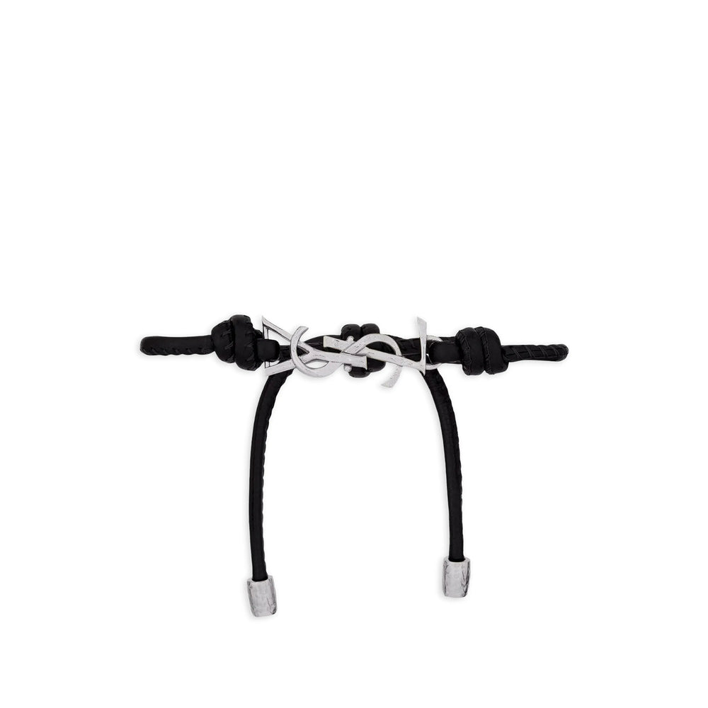 Saint Laurent Silver Bracelets Men SAINT LAURENT