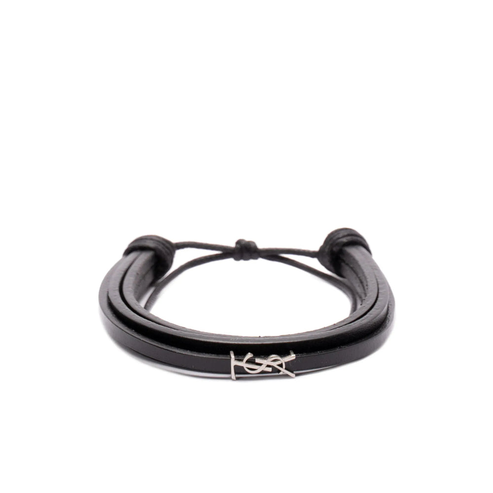Saint Laurent Black Bracelets Men SAINT LAURENT