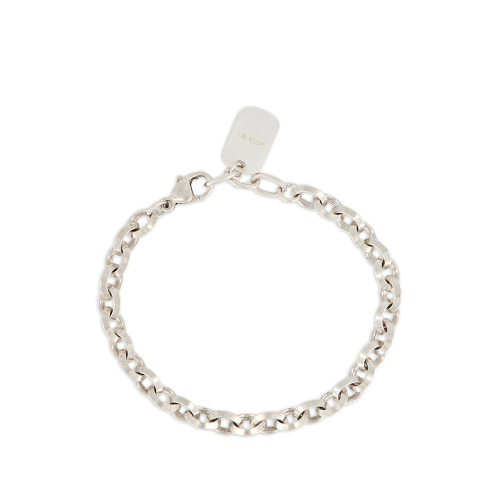 Saint Laurent Silver Bracelets Men SAINT LAURENT