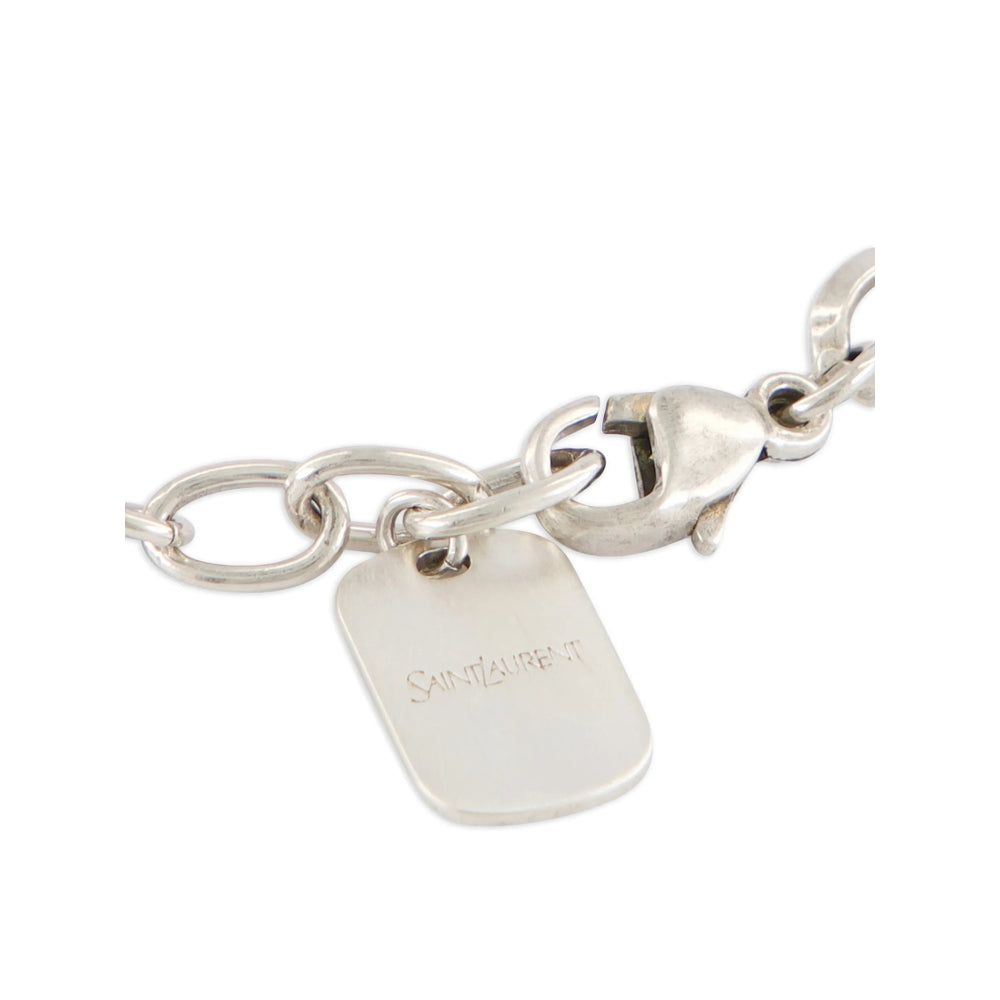 Saint Laurent Silver Bracelets Men SAINT LAURENT