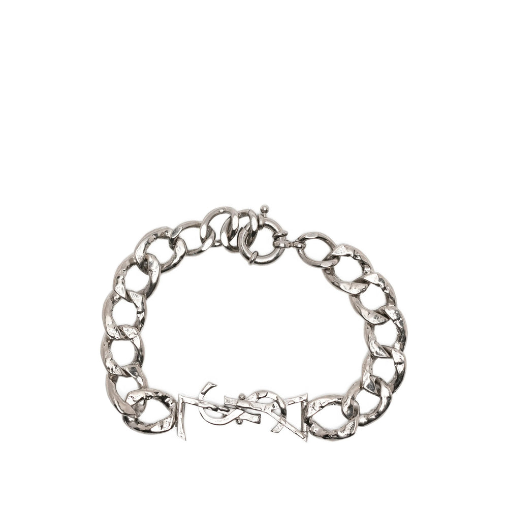 Saint Laurent Silver Bracelets Men SAINT LAURENT