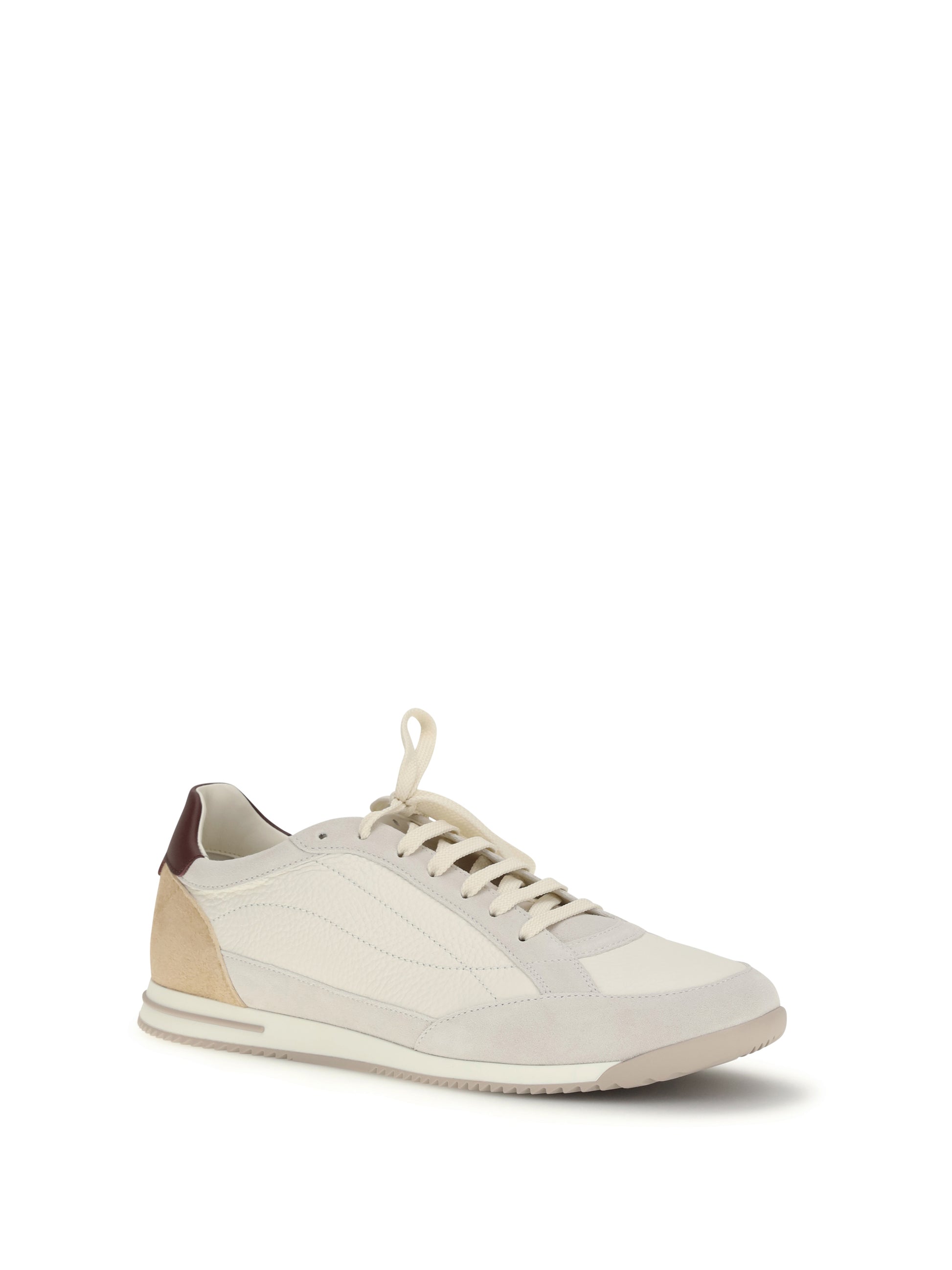 Brunello Cucinelli Men Deer And Suede Sneakers BRUNELLO CUCINELLI