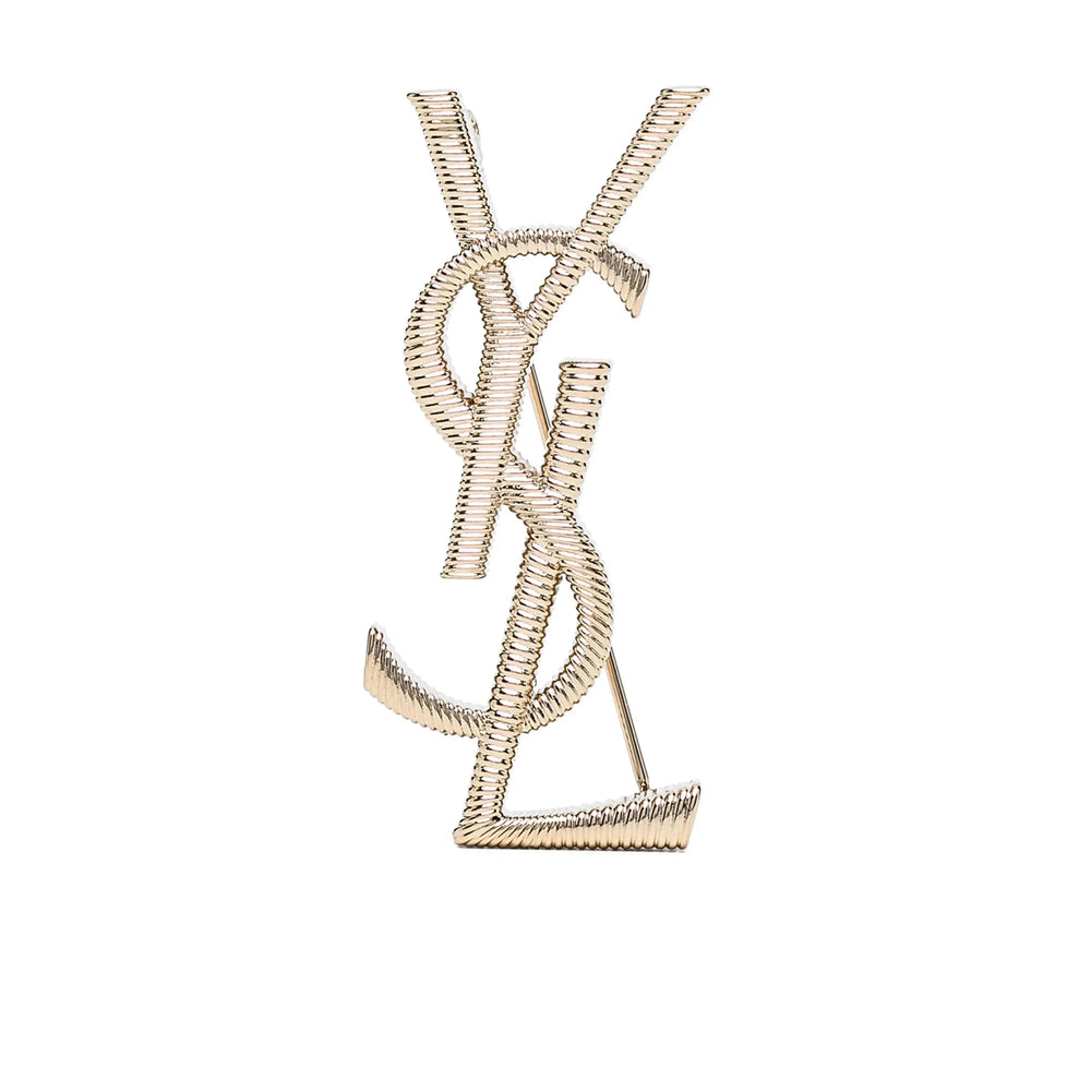 Saint Laurent Gold Brooches & Pins Men SAINT LAURENT