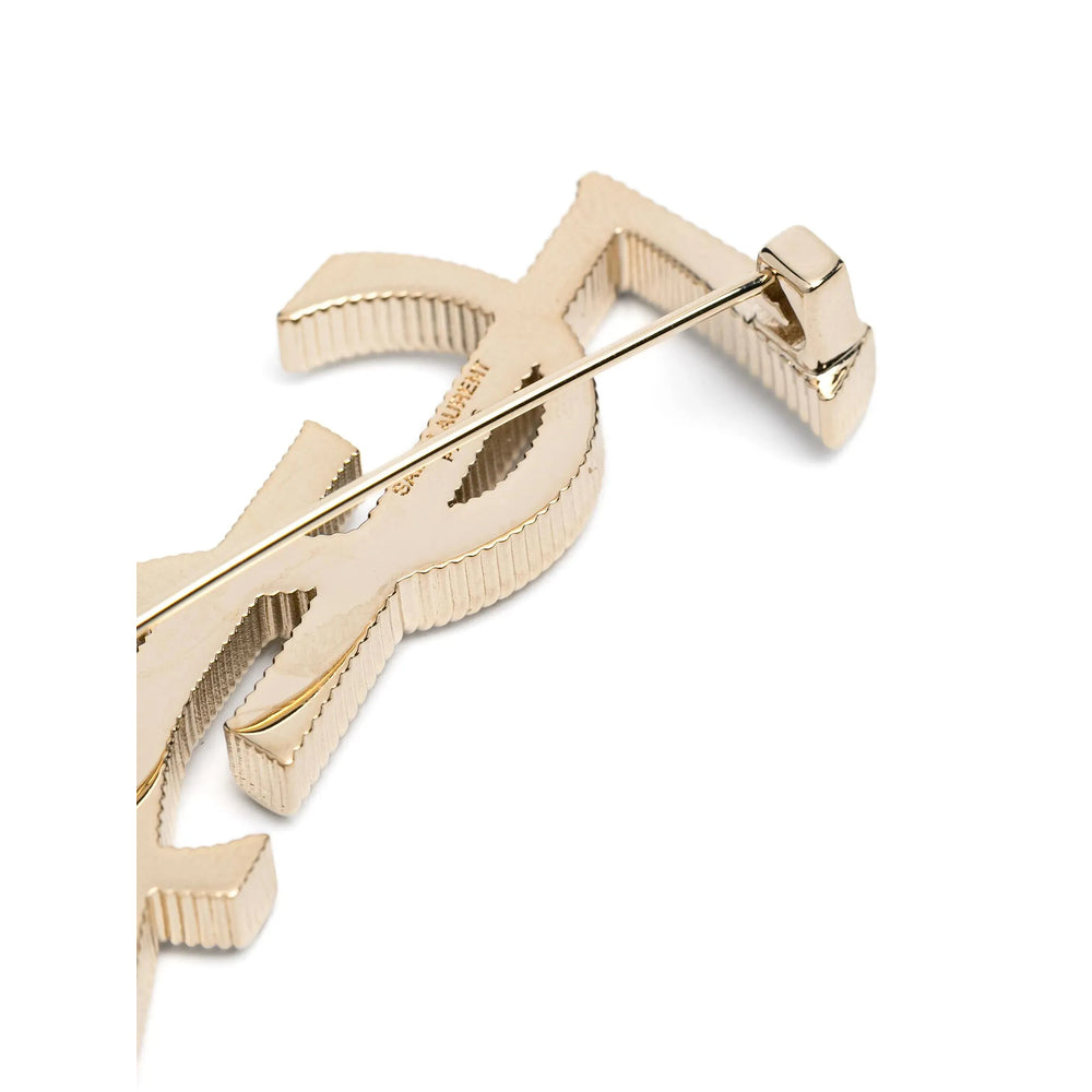 Saint Laurent Gold Brooches & Pins Men SAINT LAURENT