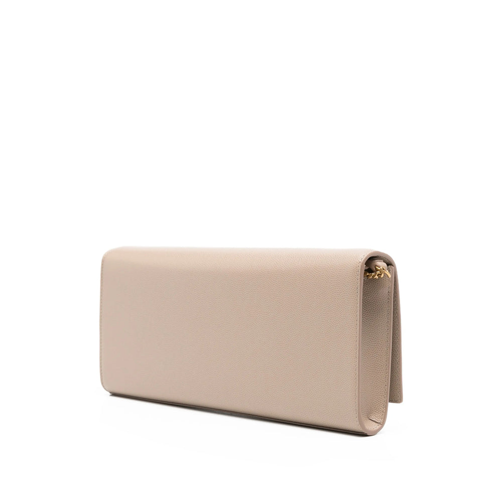 Saint Laurent Neutrals Clutch Bags Women SAINT LAURENT