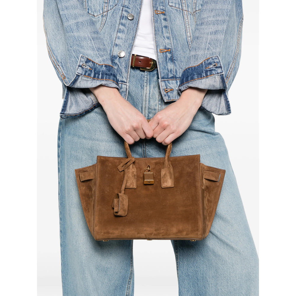 Saint Laurent Brown Tote Bags Women SAINT LAURENT