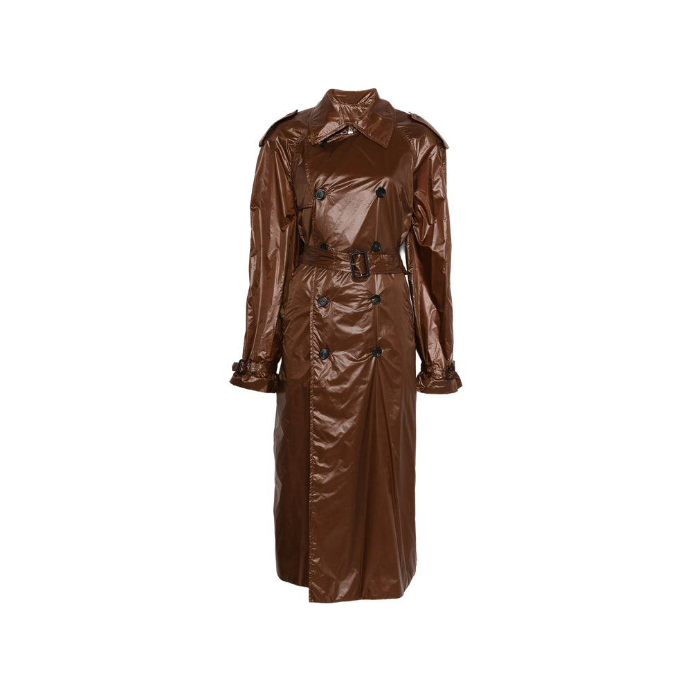 Saint Laurent Brown Coats - Trench & Raincoats Women SAINT LAURENT