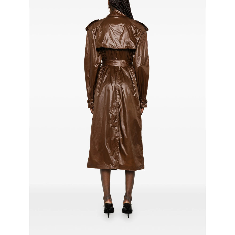 Saint Laurent Brown Coats - Trench & Raincoats Women SAINT LAURENT