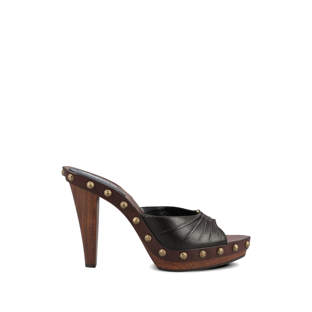 Saint Laurent Brown Shoes Women SAINT LAURENT