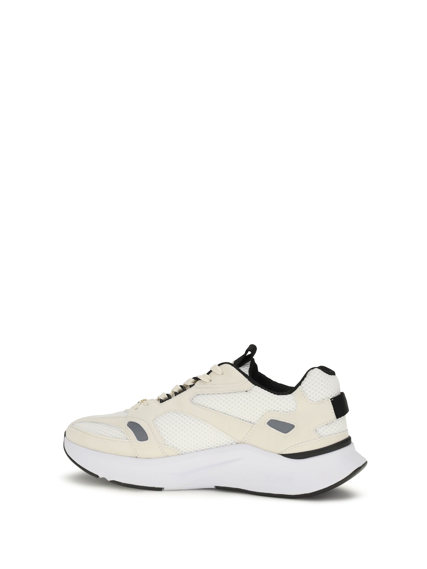 Valentino Garavani Men Demivee Mesh And Suede Sneakers VALENTINO GARAVANI