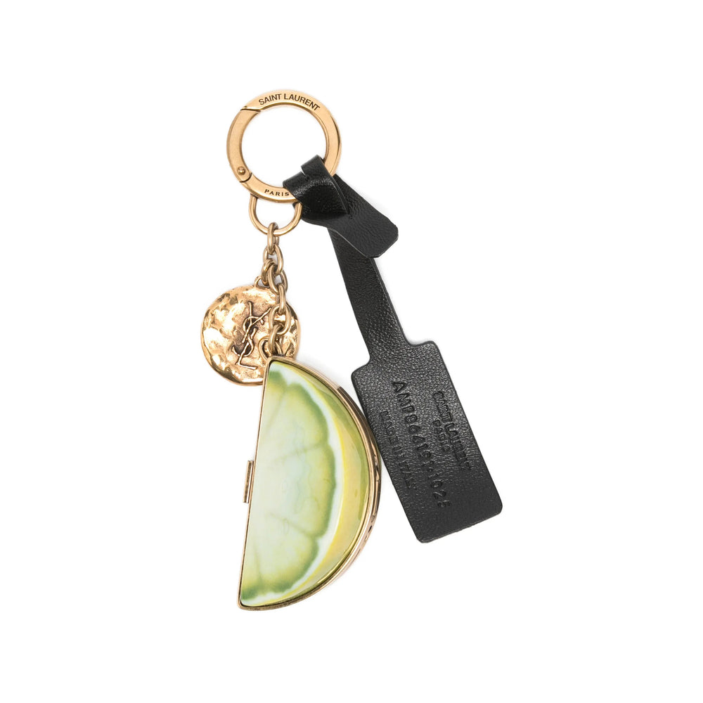 Saint Laurent Green Keyrings & Chains Women SAINT LAURENT