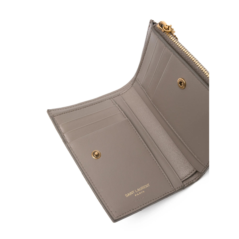 Saint Laurent Grey Wallets & Purses Women SAINT LAURENT