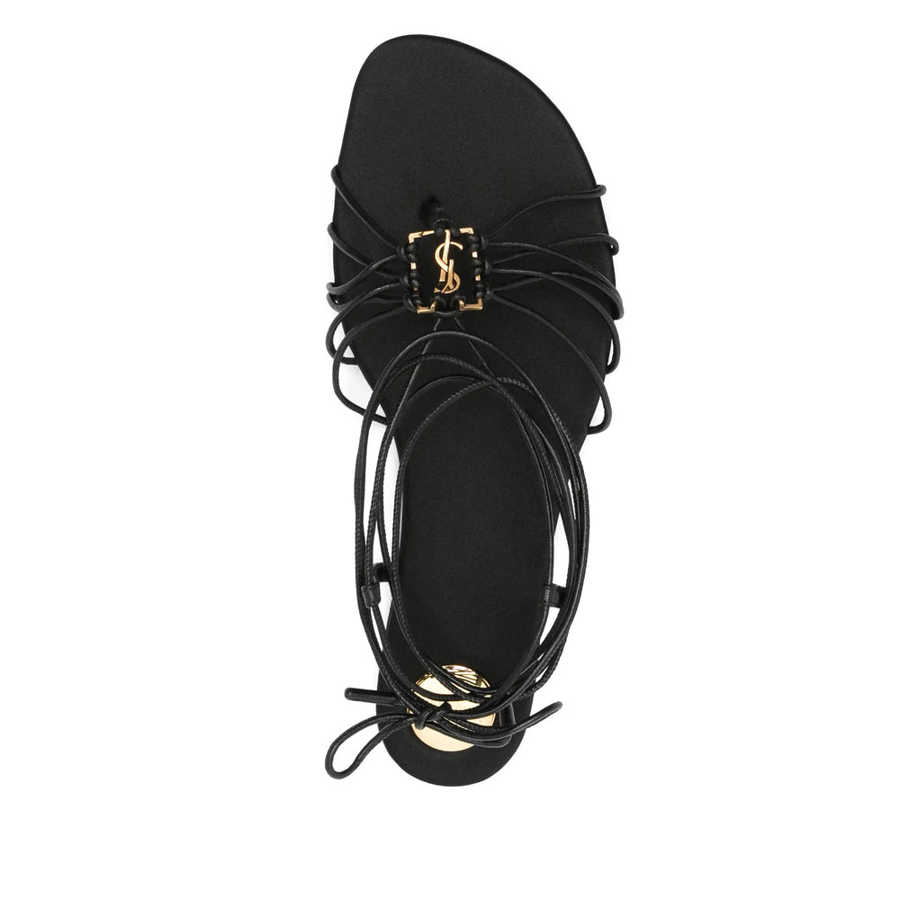 Saint Laurent Black Sandals Women SAINT LAURENT