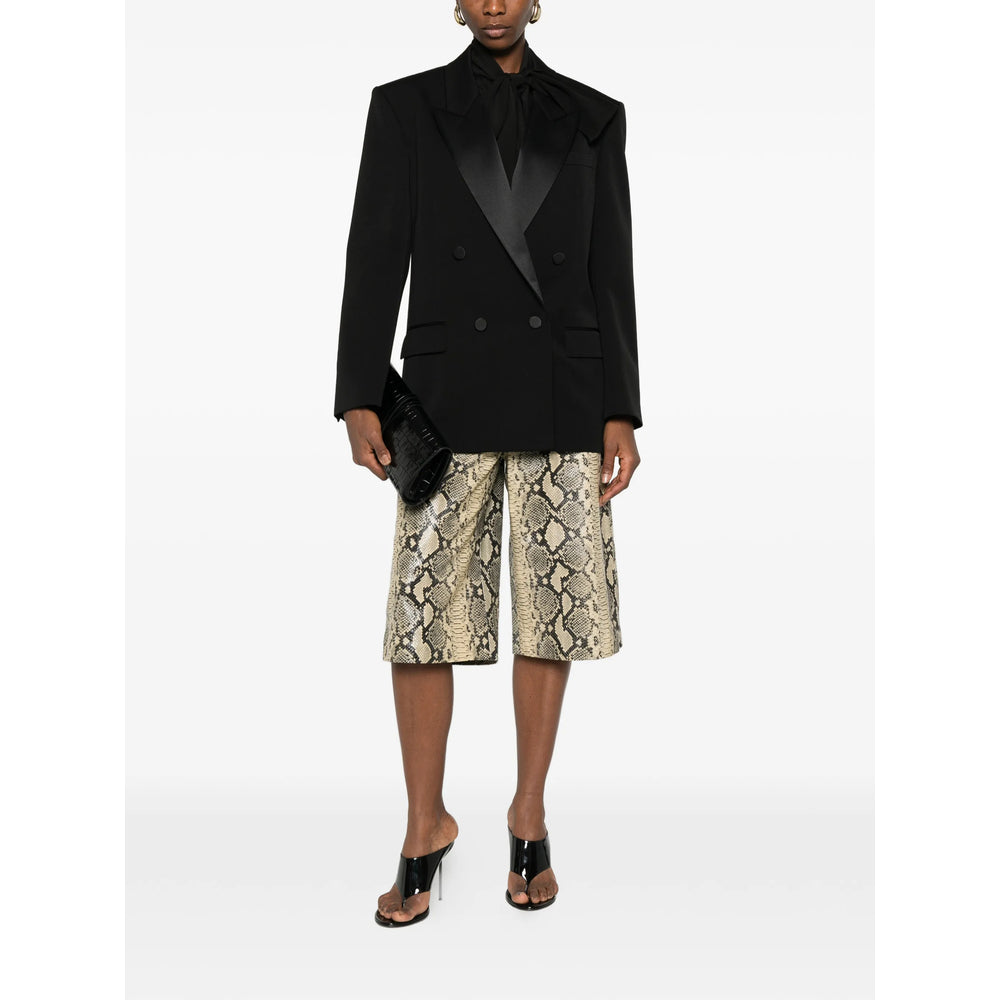 Saint Laurent Black Jackets - Blazers Women SAINT LAURENT