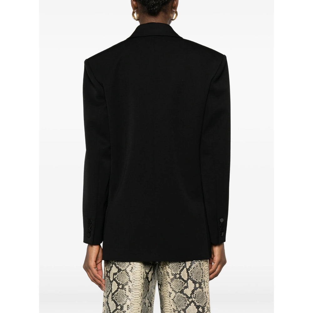 Saint Laurent Black Jackets - Blazers Women SAINT LAURENT