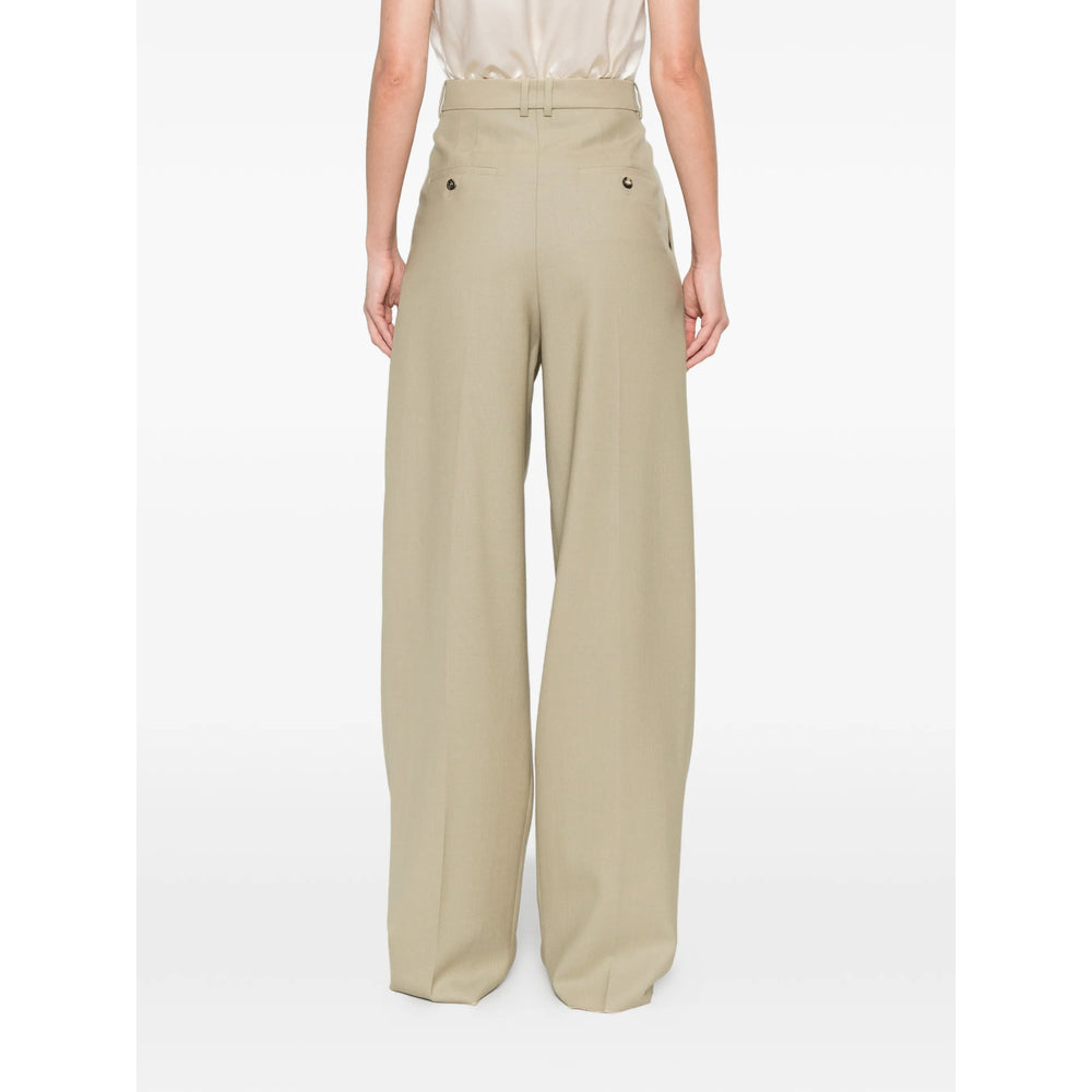 Saint Laurent Neutrals Trousers - Tailored Trousers Women SAINT LAURENT