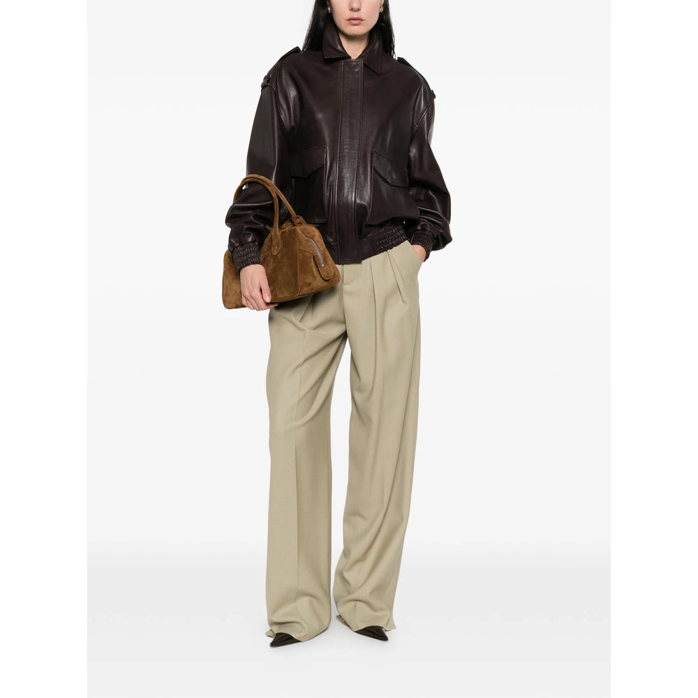 Saint Laurent Neutrals Trousers - Tailored Trousers Women SAINT LAURENT