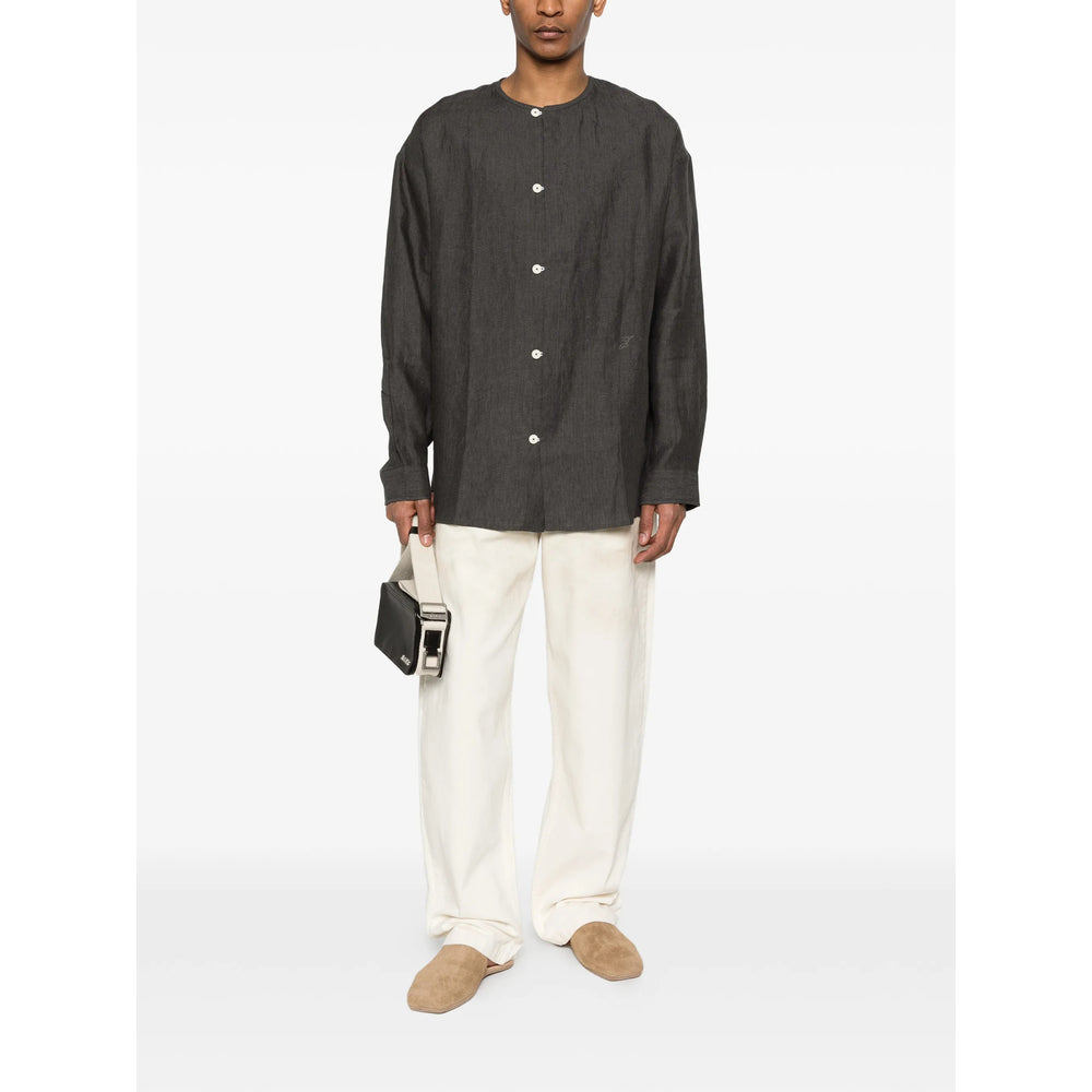 Jacquemus Grey Shirts Men JACQUEMUS