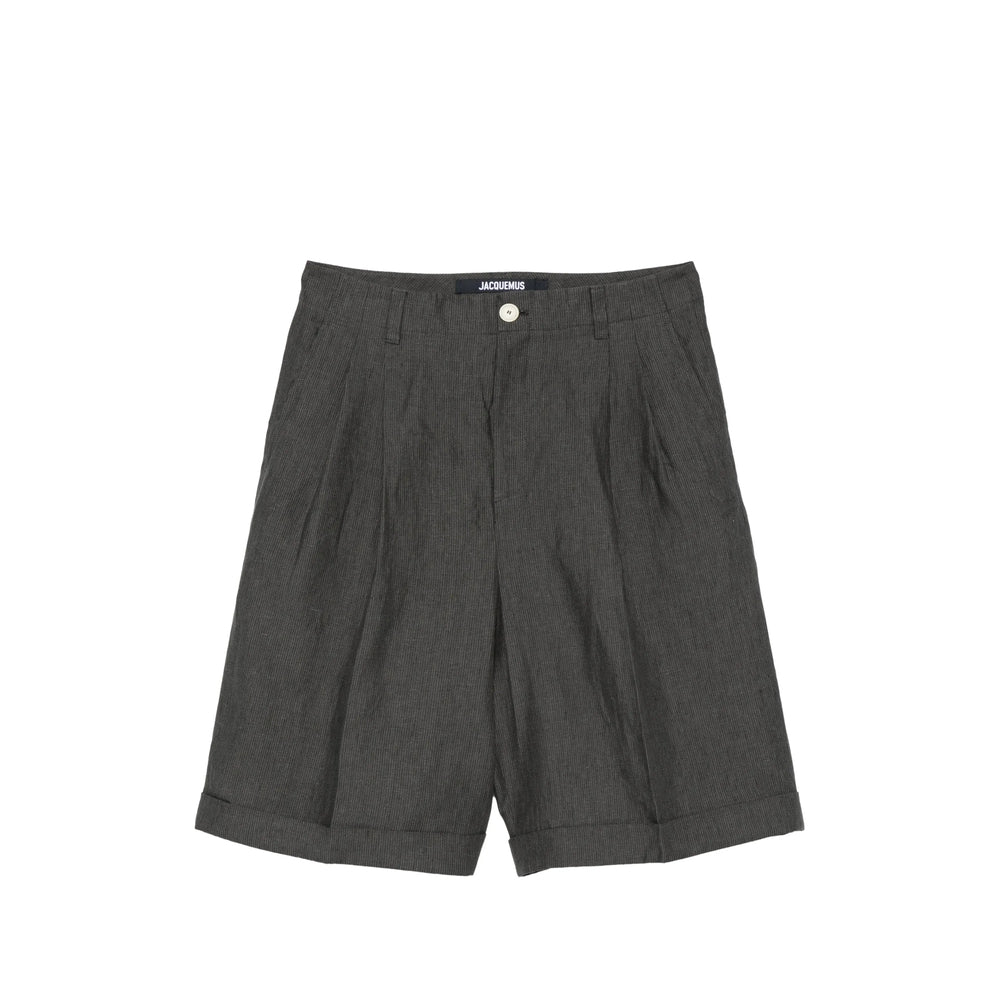 Jacquemus Grey Shorts - Tailored Shorts Men JACQUEMUS